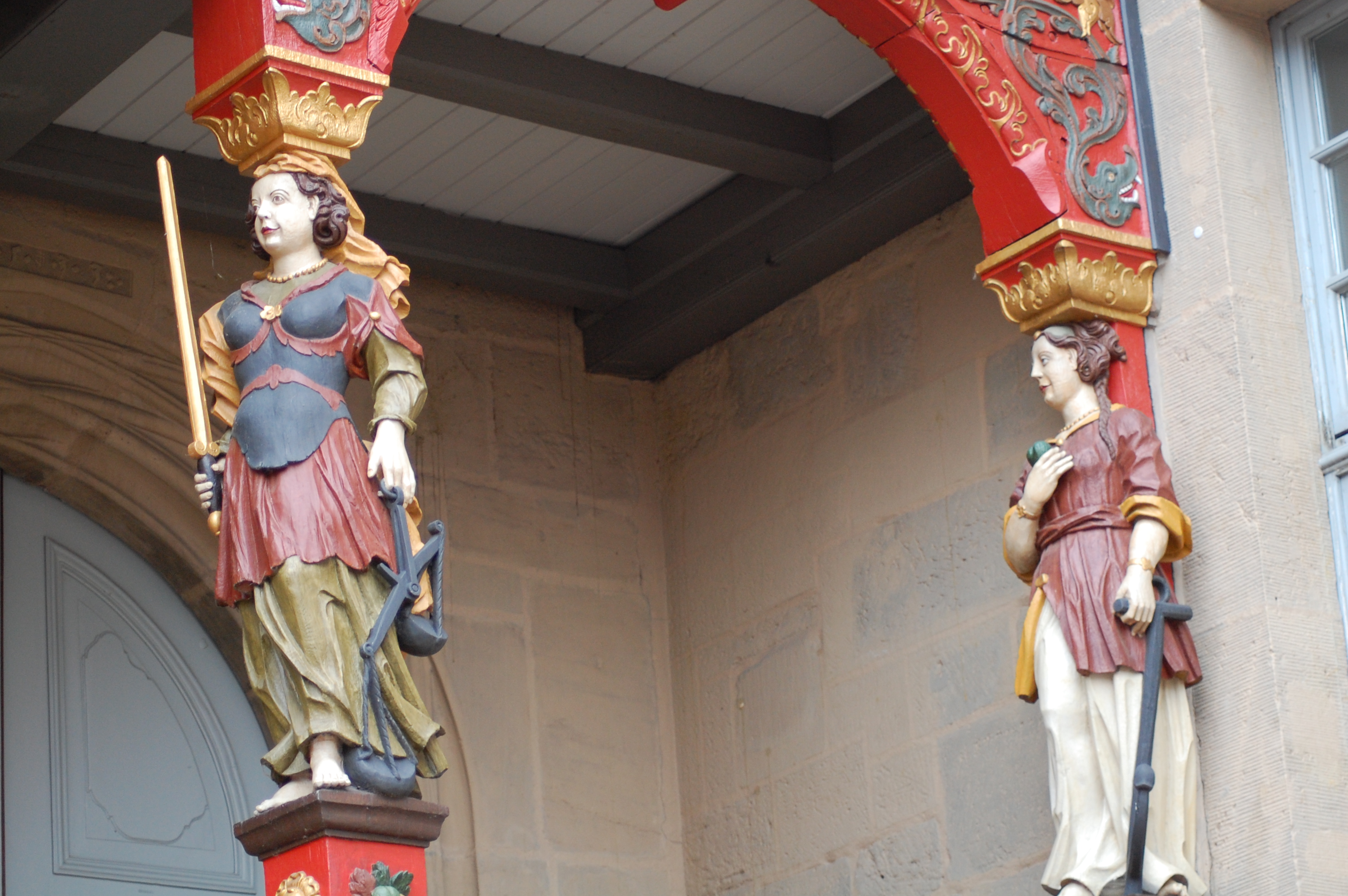 Treppenfigur Rathaus